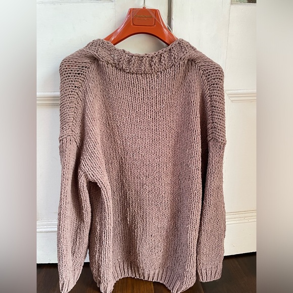 Pinkblush // Mocha Oversized Bubble Sleeve Cardigan - Picture 5 of 8